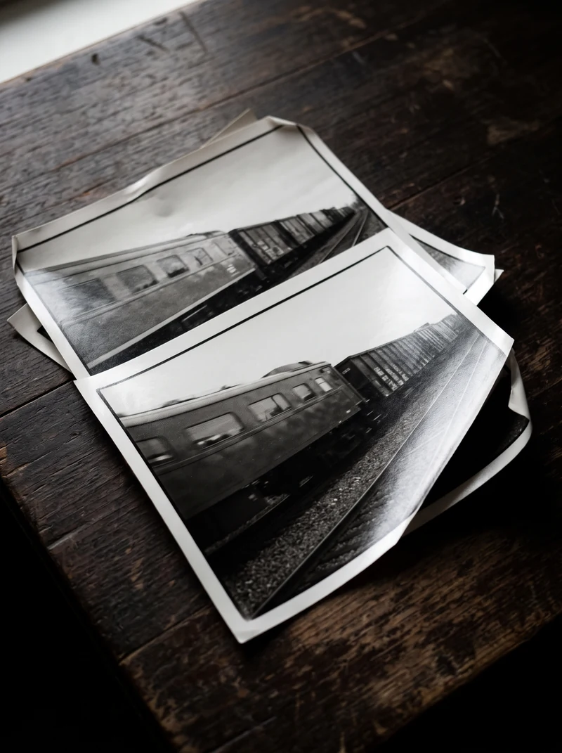 A gelatin silver study resting in quiet, contemplative light
